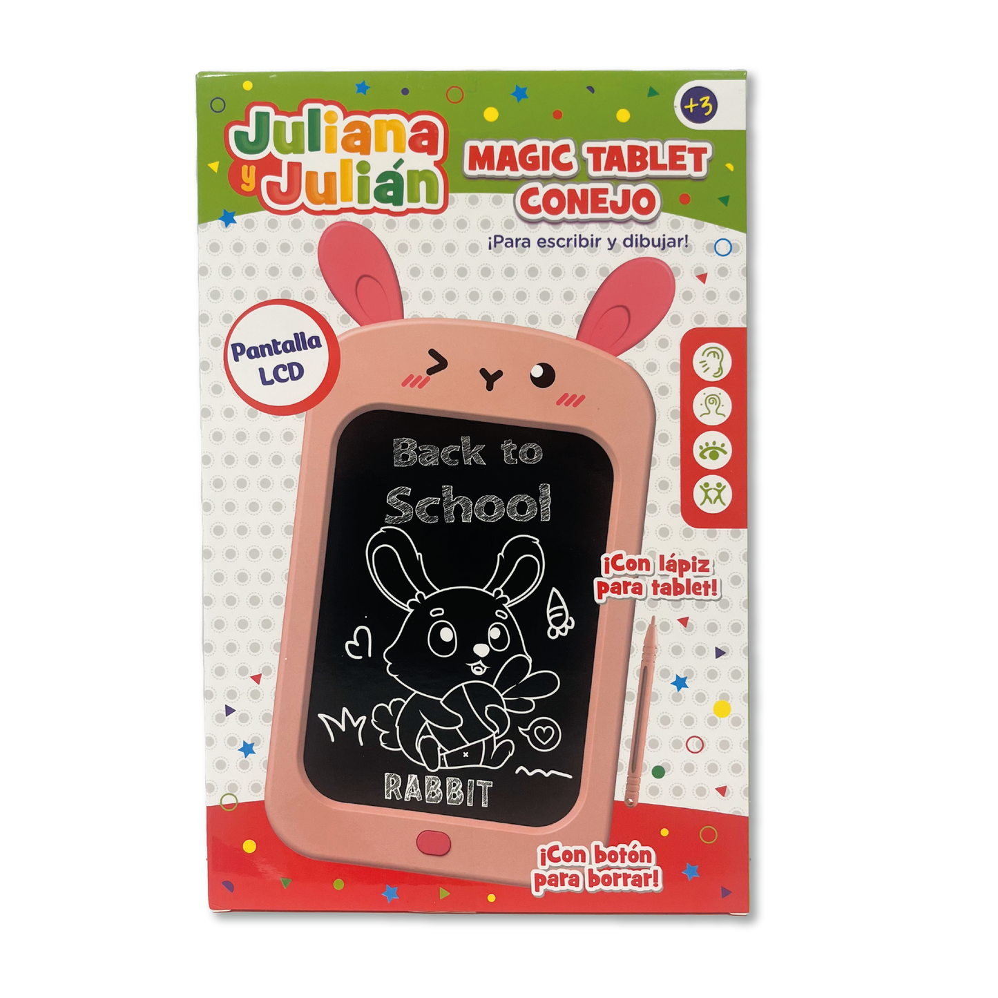 Juliana y Julian Magic Tablet Conejo a Color