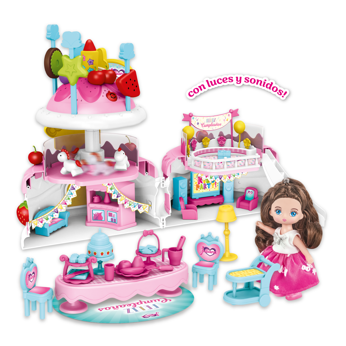 Juliana Torta Mágica con Carrousel