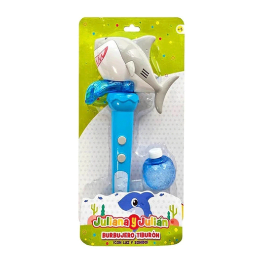 Juliana Y Julián Burbujero Con Luz Y Sonido Tiburón
