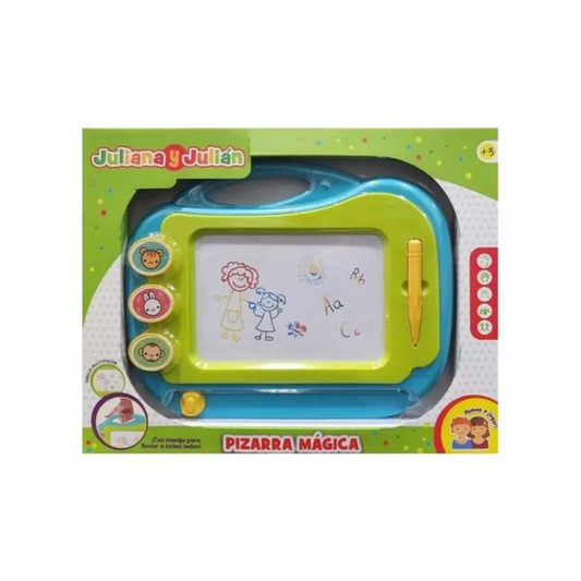 Juliana Y Julián Pizarra Mágica Con Imanes