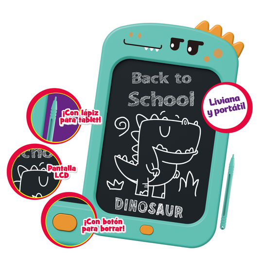 Juliana y Julian Magic Tablet Dino a Color