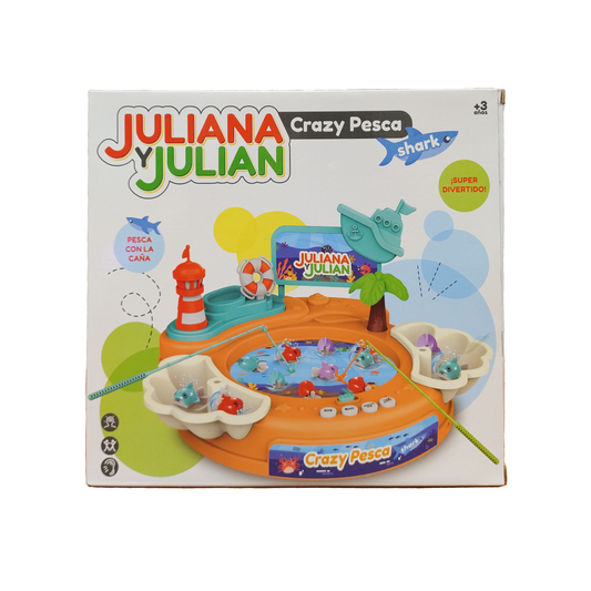 Juliana y Julian Crazy Pesca Shark Pesca magic