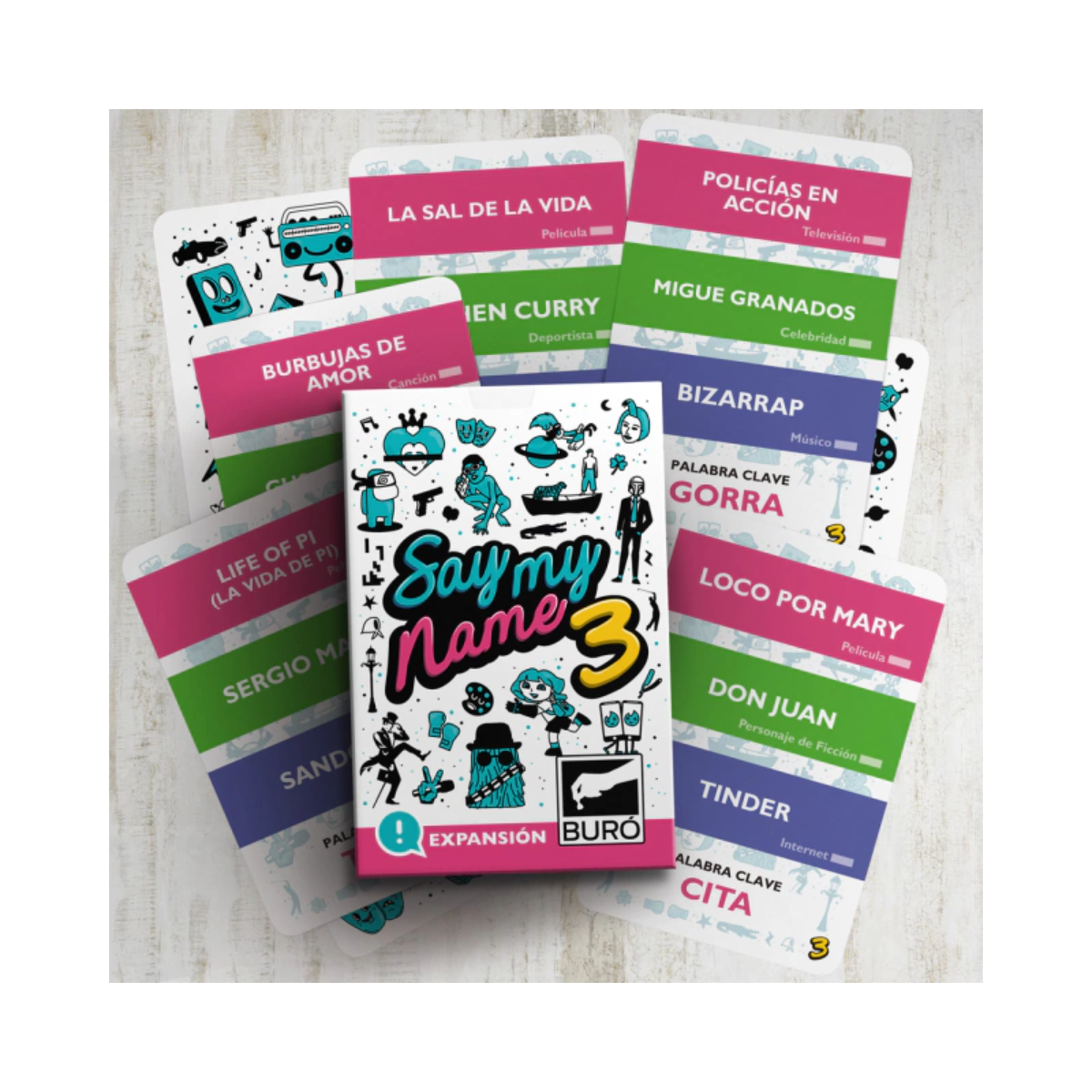 Juego De Cartas Say My Name 3