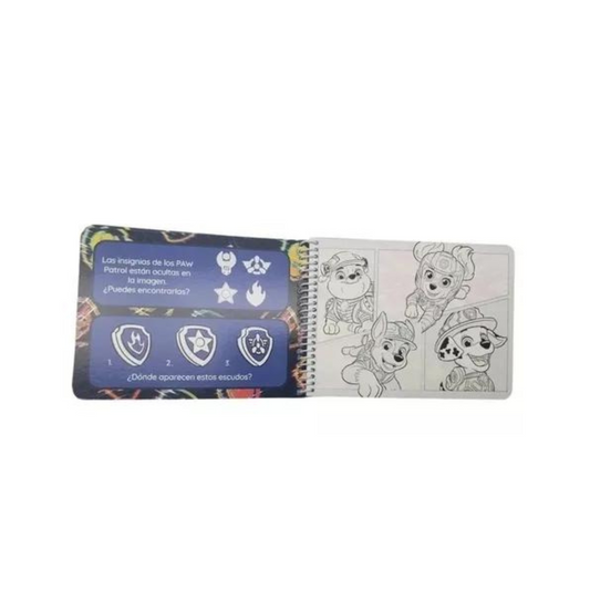 Libro Paw Patrol - Agua Wow Colorea Con Agua