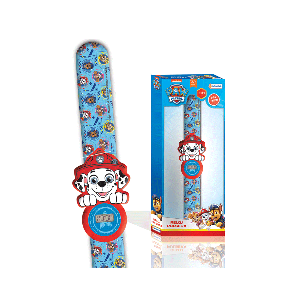 Reloj Pulsera 3D Paw Patrol