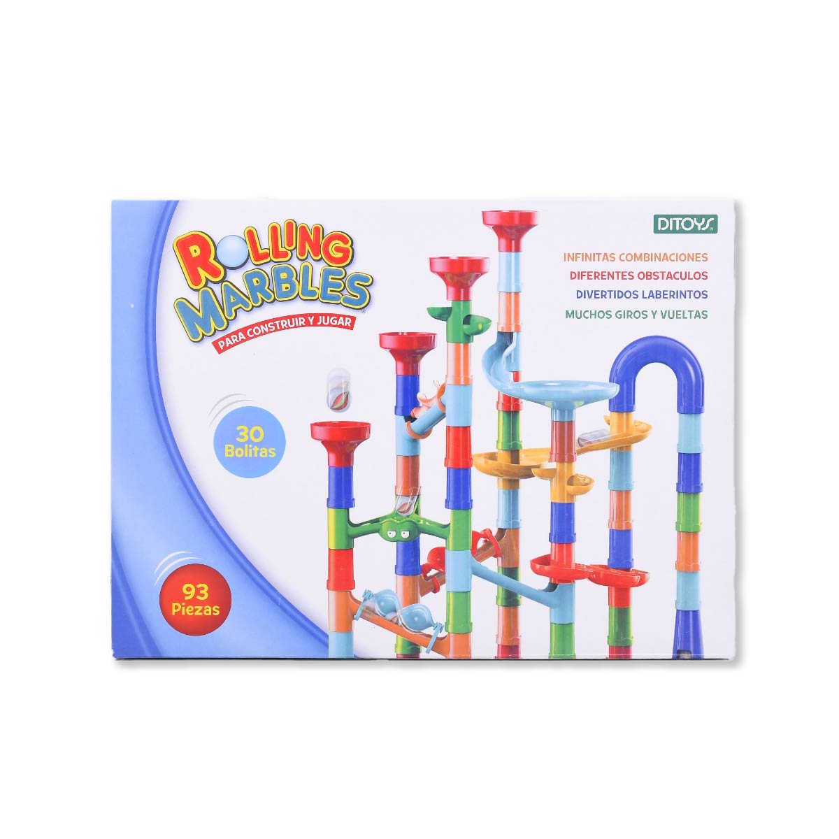 Laberinto De Bolitas 93 Piezas Ditoys