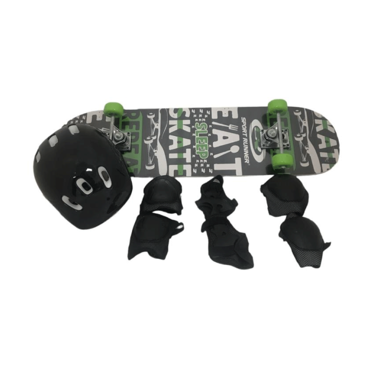 Skate Patineta + Set de Proteccion