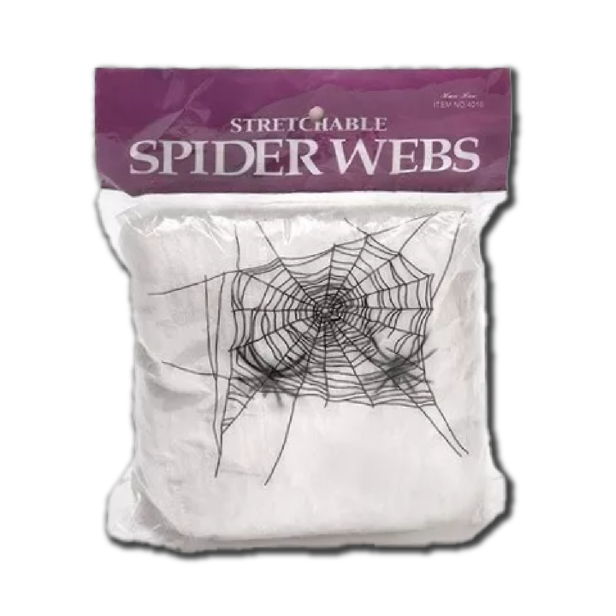 Telaraña Con Arañitas Blanca