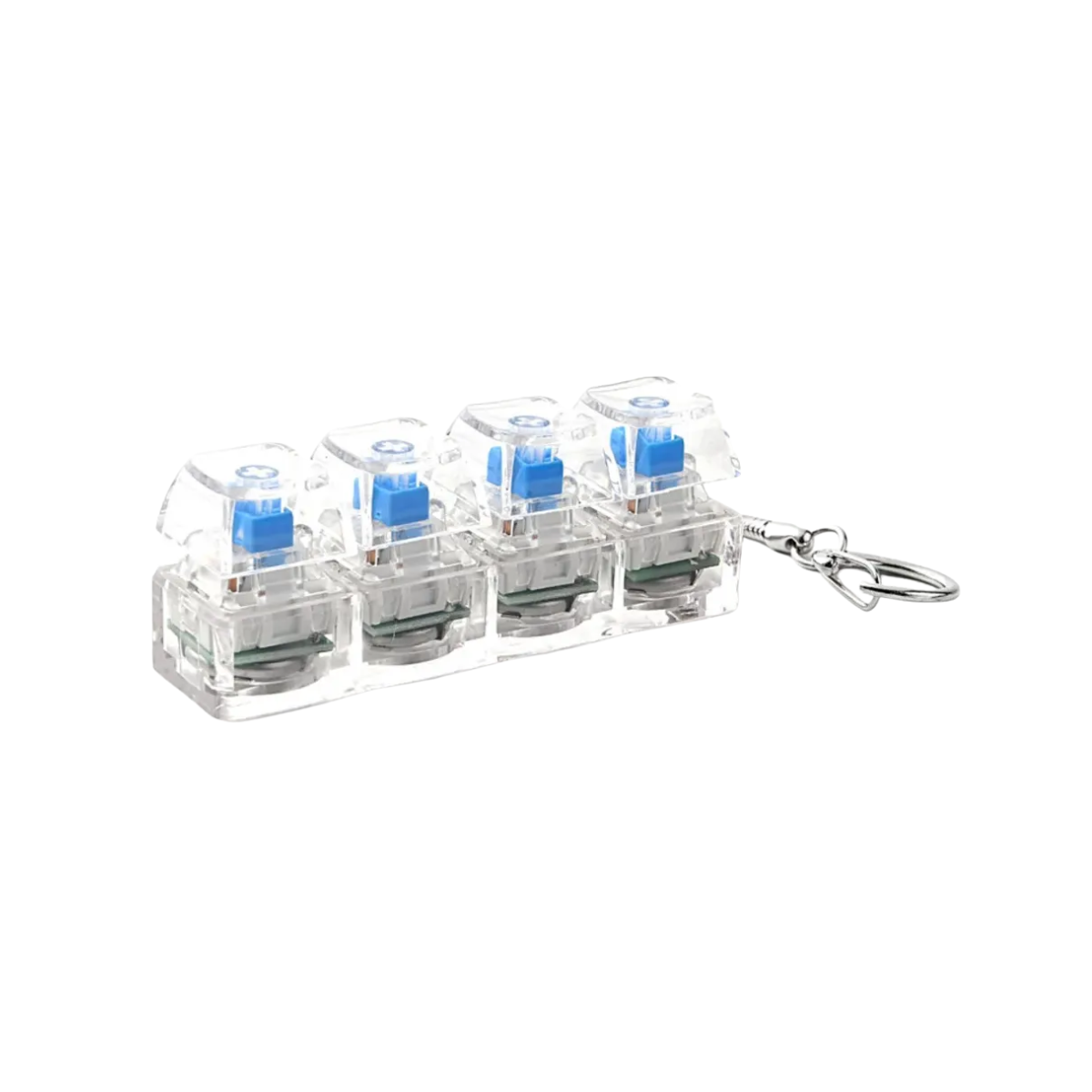 Llavero Antiestres Con 4 Teclas Mecanicas Con Luz