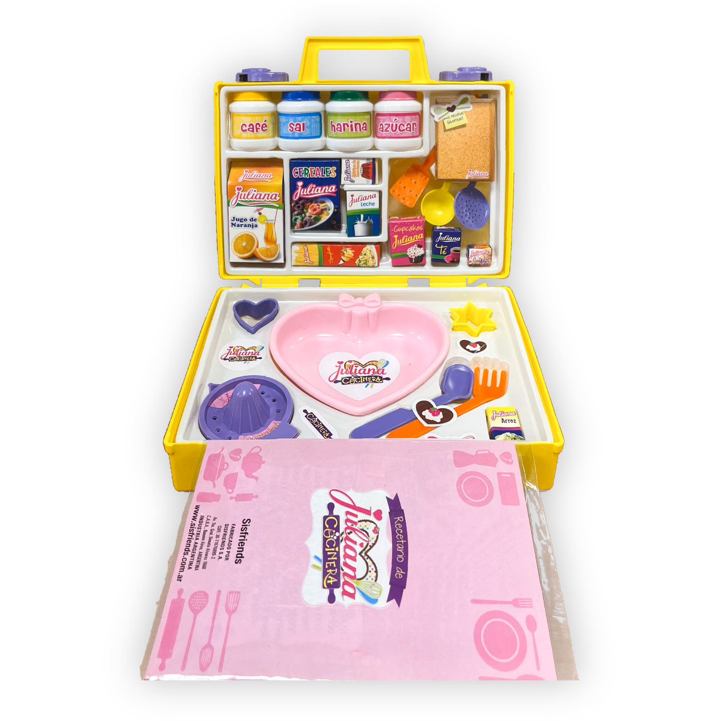 Valija Juliana Cocinera Con Recetario Original