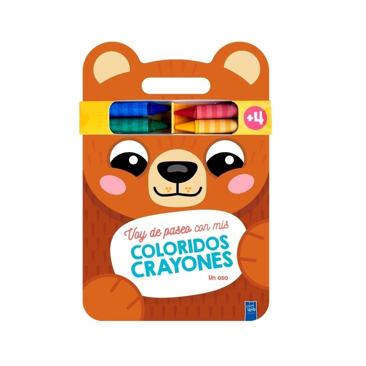 Libro para Colorear Voy de Paseo con mis Coloridos Crayones: Un Oso