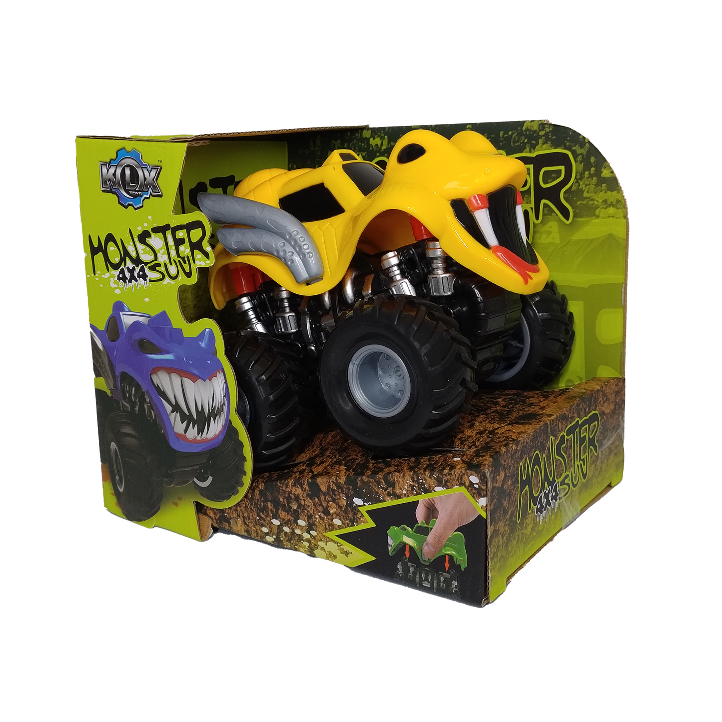 Auto 4x4 A Fricción Monster Suv