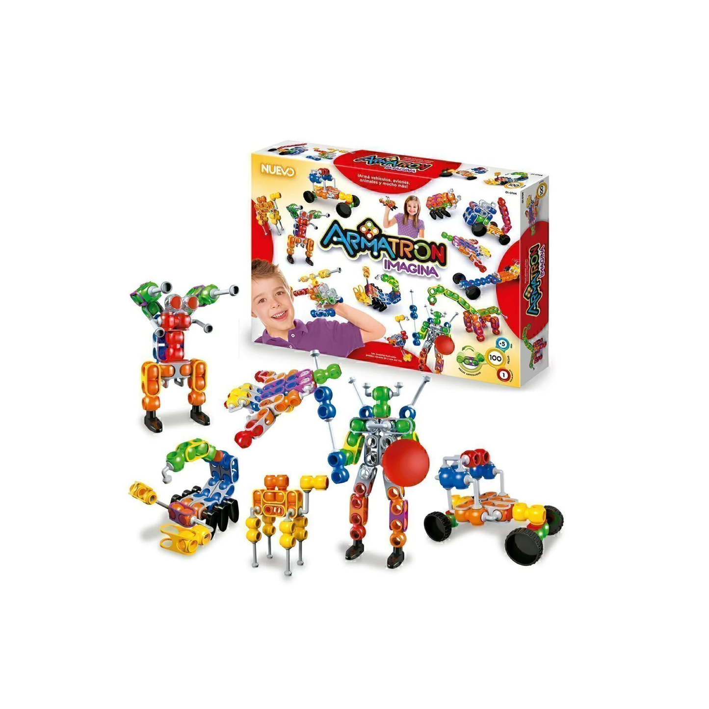 Armatron Imagina 100 Piezas Rasti
