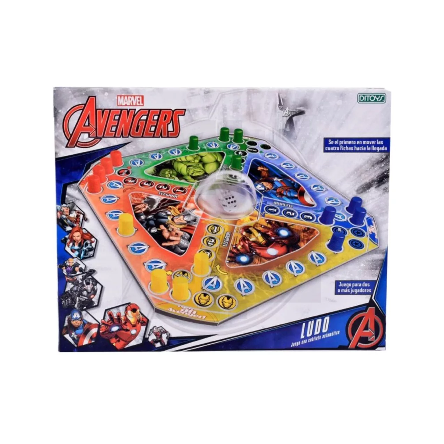Juego Ludo Avengers Vengadores Marvel Ditoys