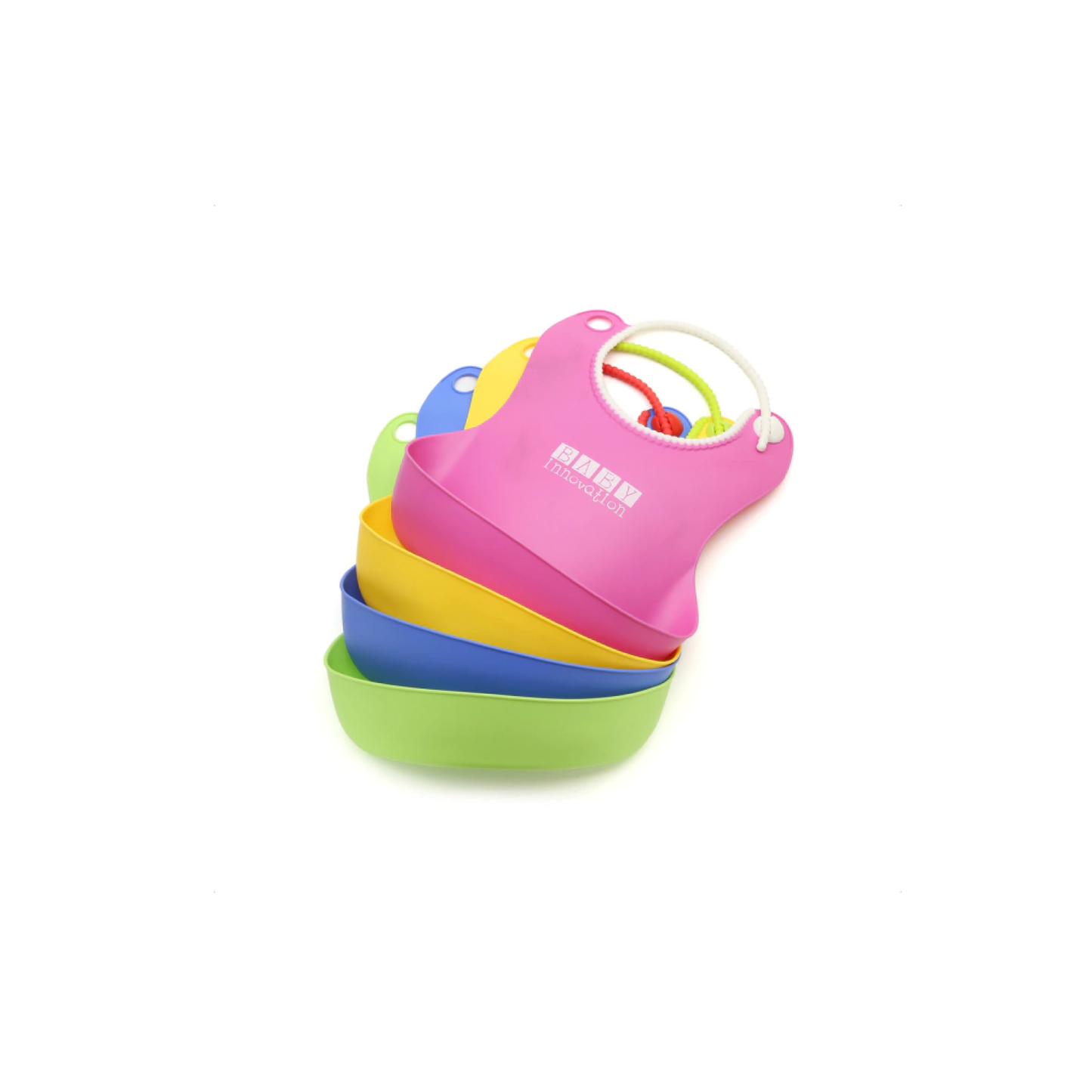 Babero De Silicona Con Bolsillo Baby Innovation