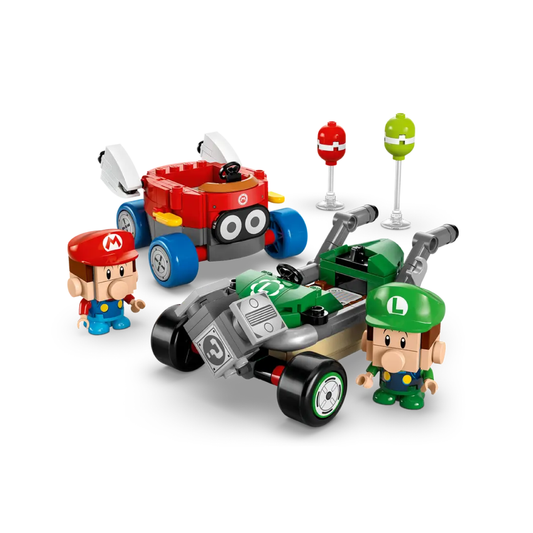 Lego Super Mario Kart: Bebé Mario Vs. Bebé Luigi