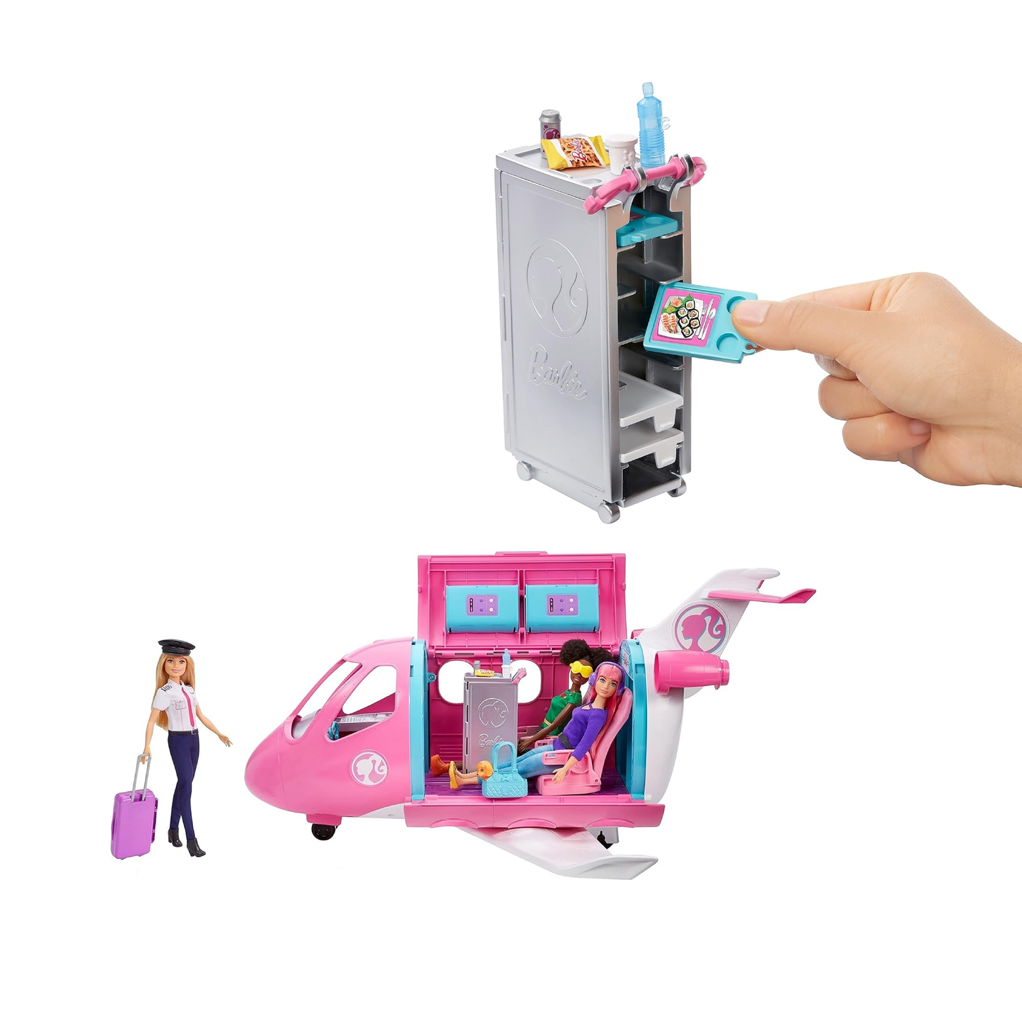 Muñeca Barbie Playset Jet De Aventuras Mattel