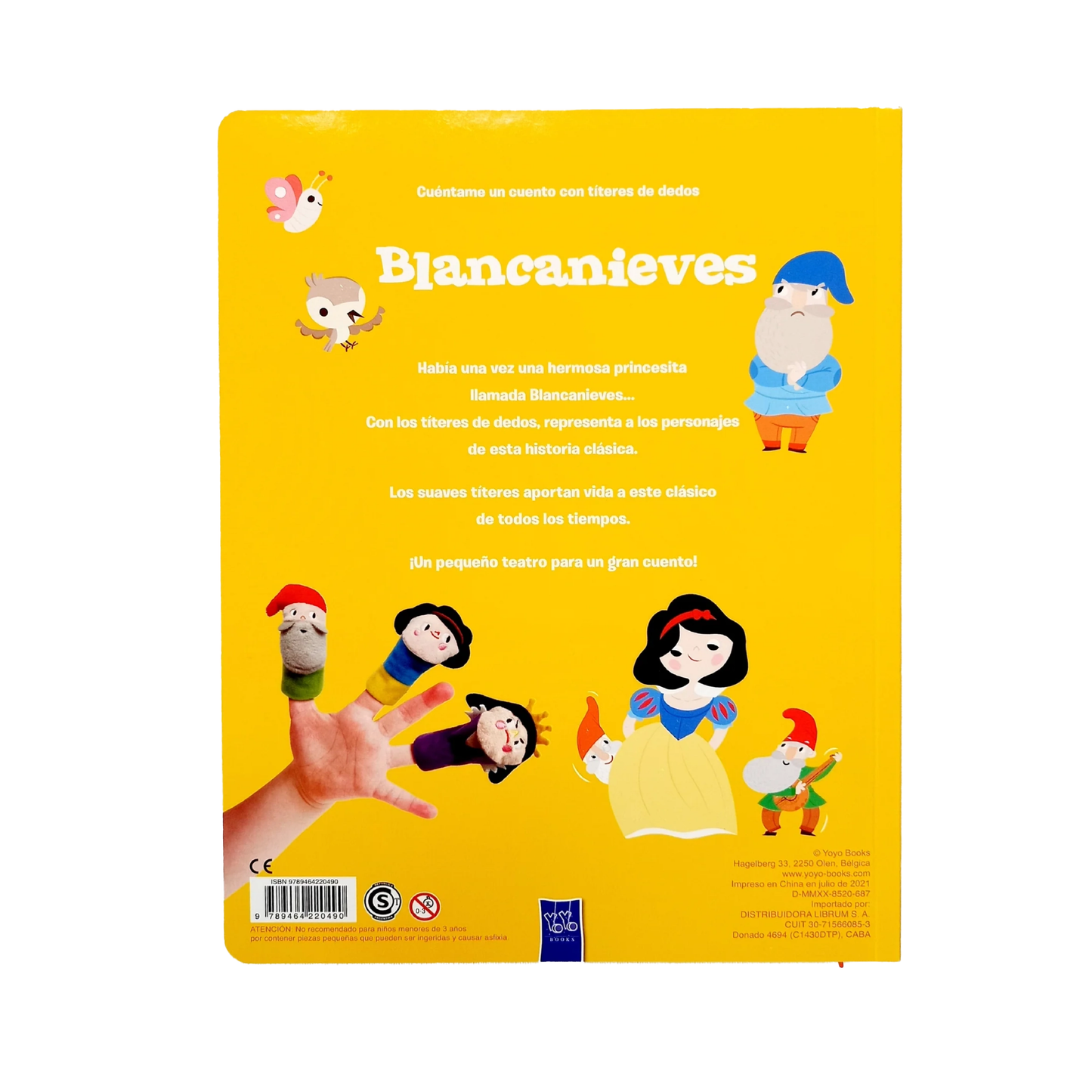 Libro Blancanieves: Cuéntame Un Cuento Con Títeres De Dedos Yoyo