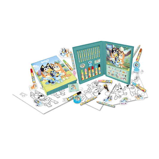 Set Colorear Valija Creativa Bluey Tapimovil