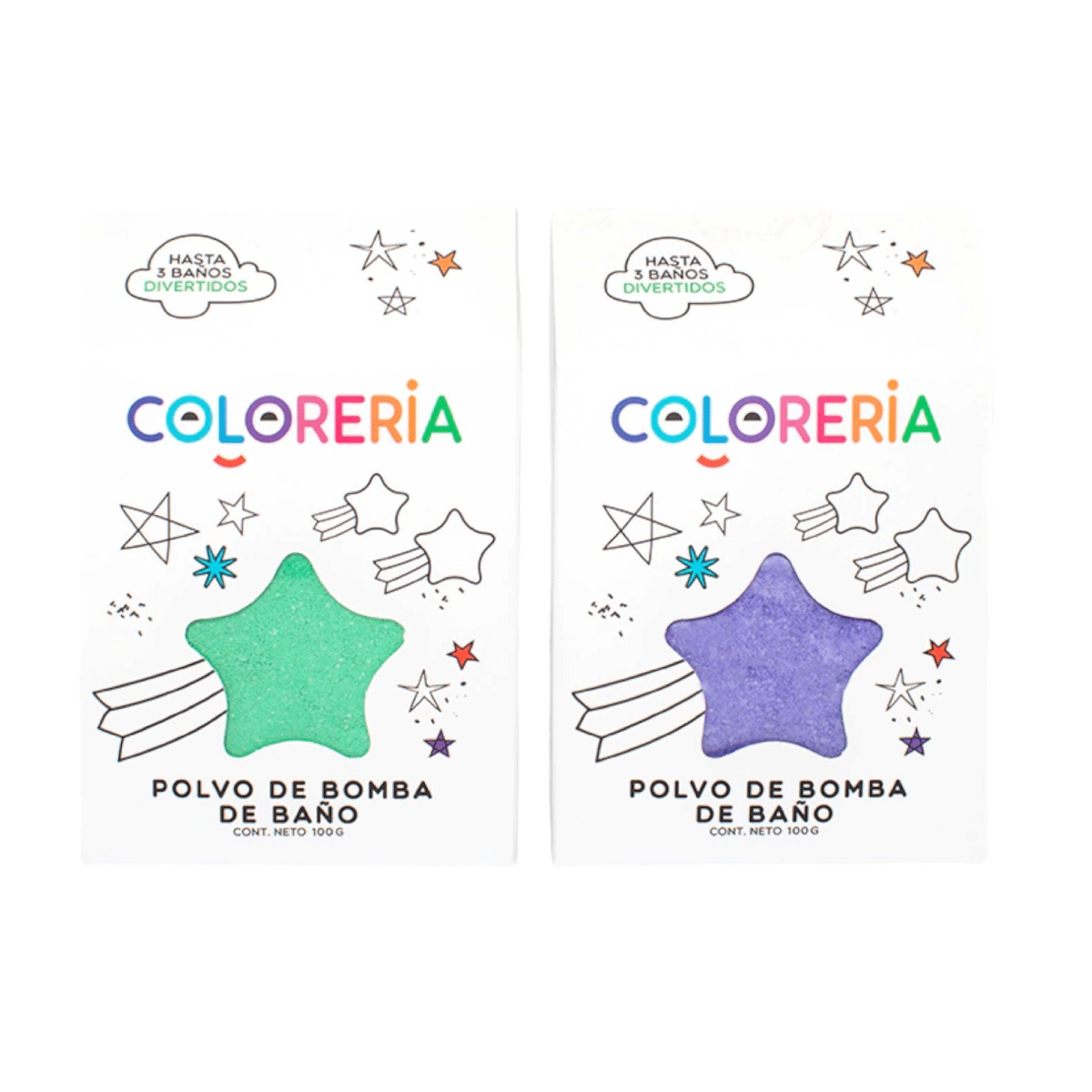 Polvo De Bomba De Baño Coloreria