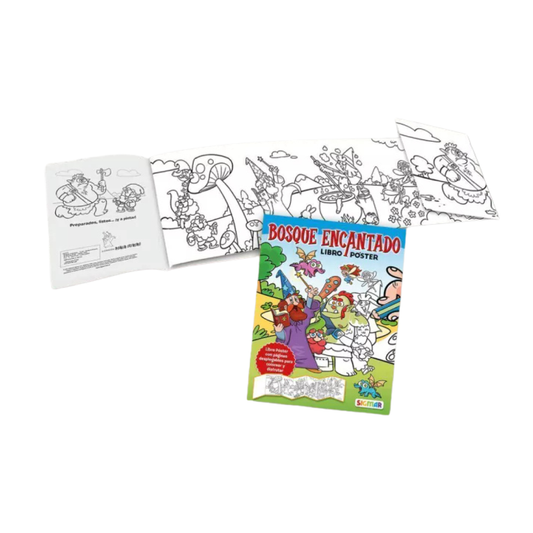 Libro Poster Bosque Encantado Sigmar