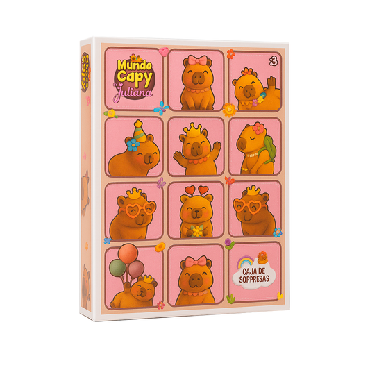 Caja De Sorpresa Mundo Capy By Juliana