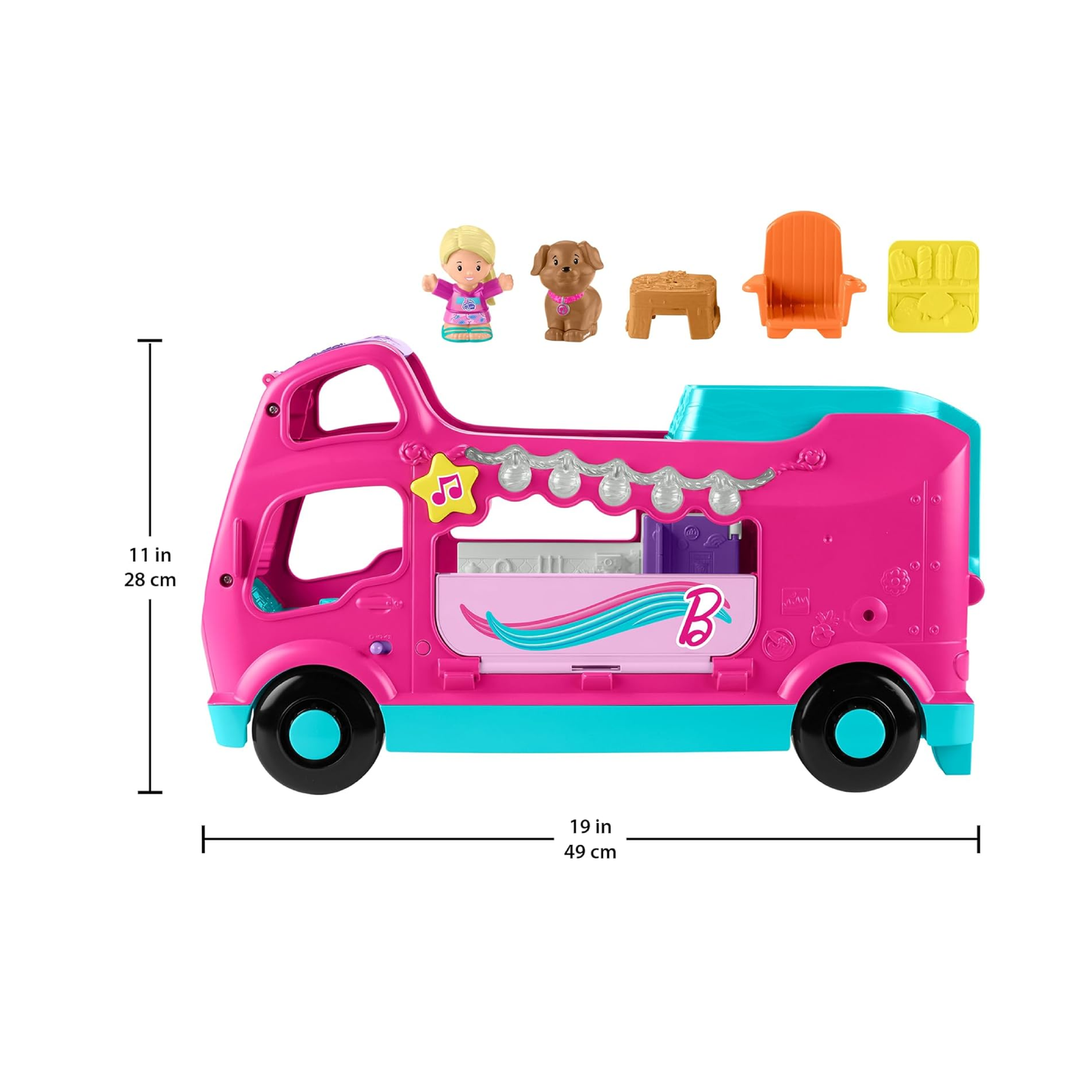 Barbie Little Dreamcamper Con Sonido Original