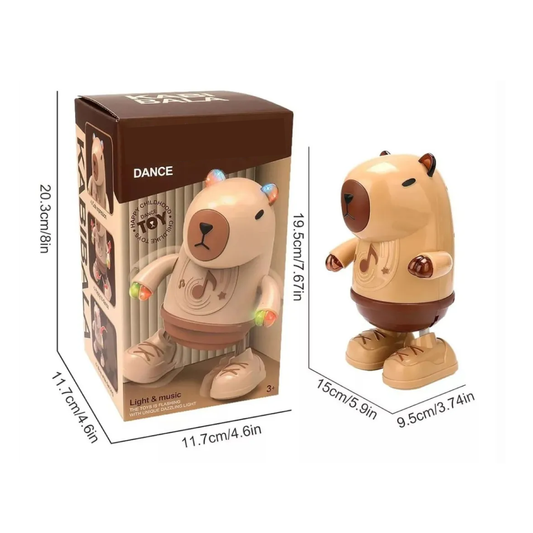 Muñeco Capybara Bailarín Con Luz Y Sonido