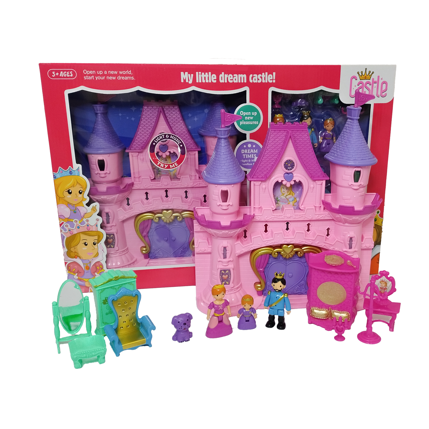 Castillo De Princesas Chico Con Accesorios
