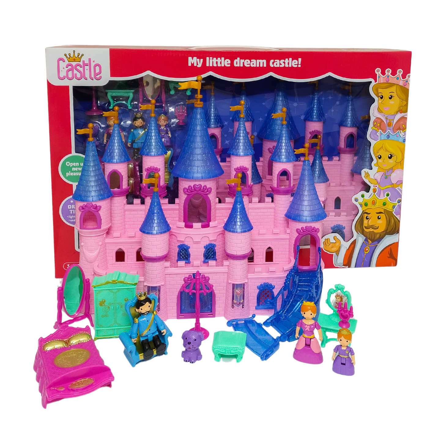 Castillo De Princesas Mediano Con Acessorios
