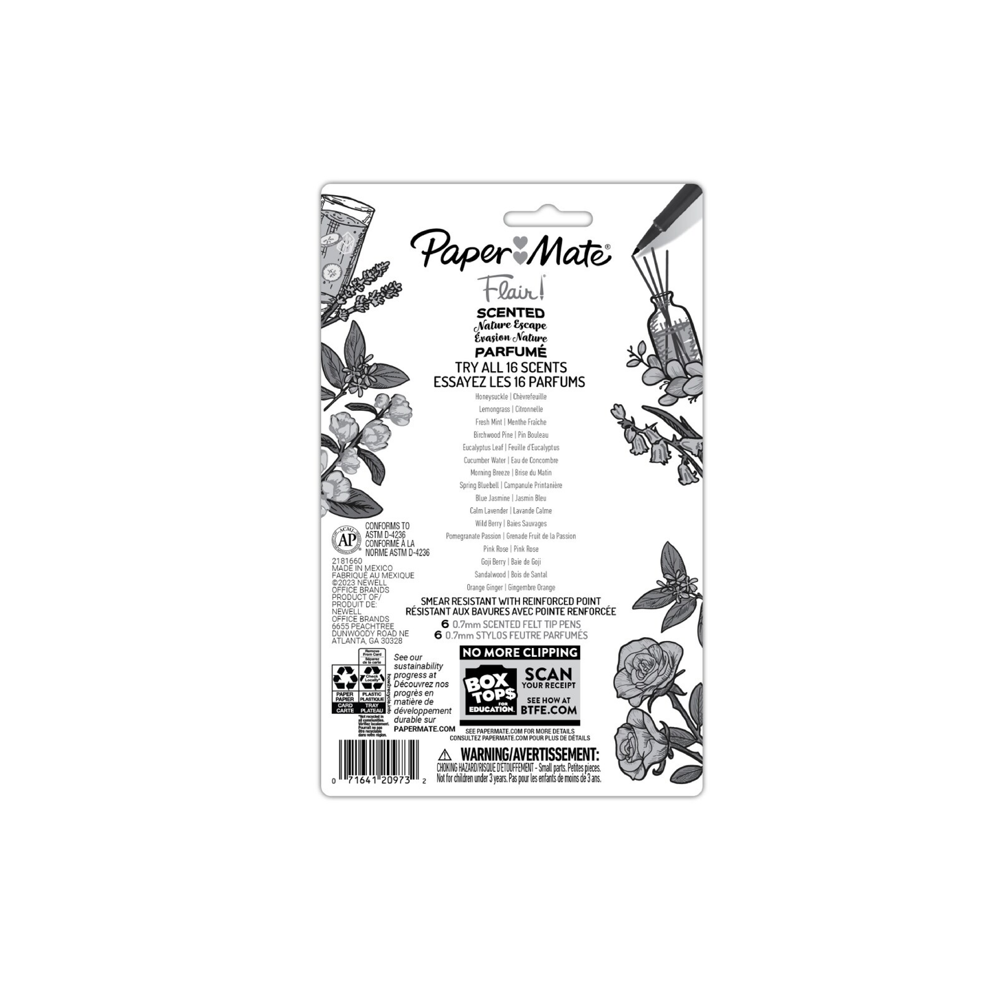 Paper Mate Flair Rotuladores Con Aroma Por 6 Unidades