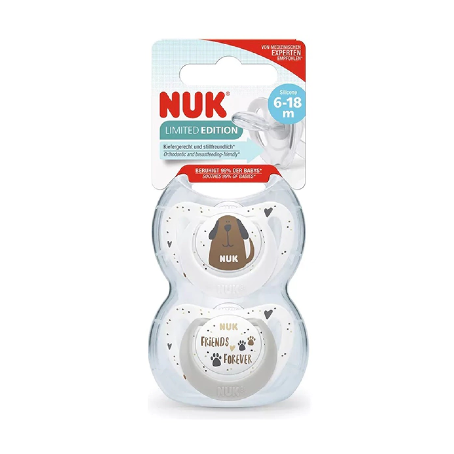 Set De 2 Chupetes Star Cats & Dogs 6-18 meses Nuk