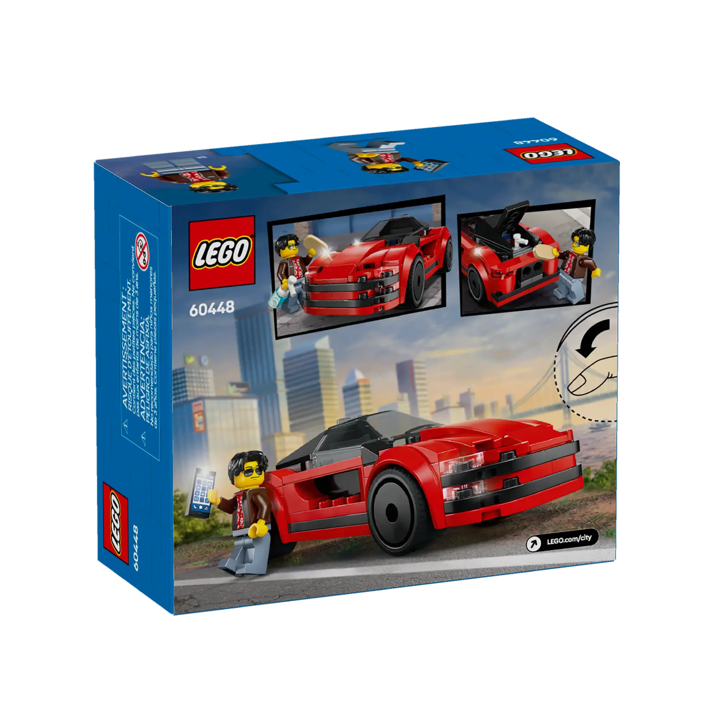 Lego Auto Deportivo Rojo