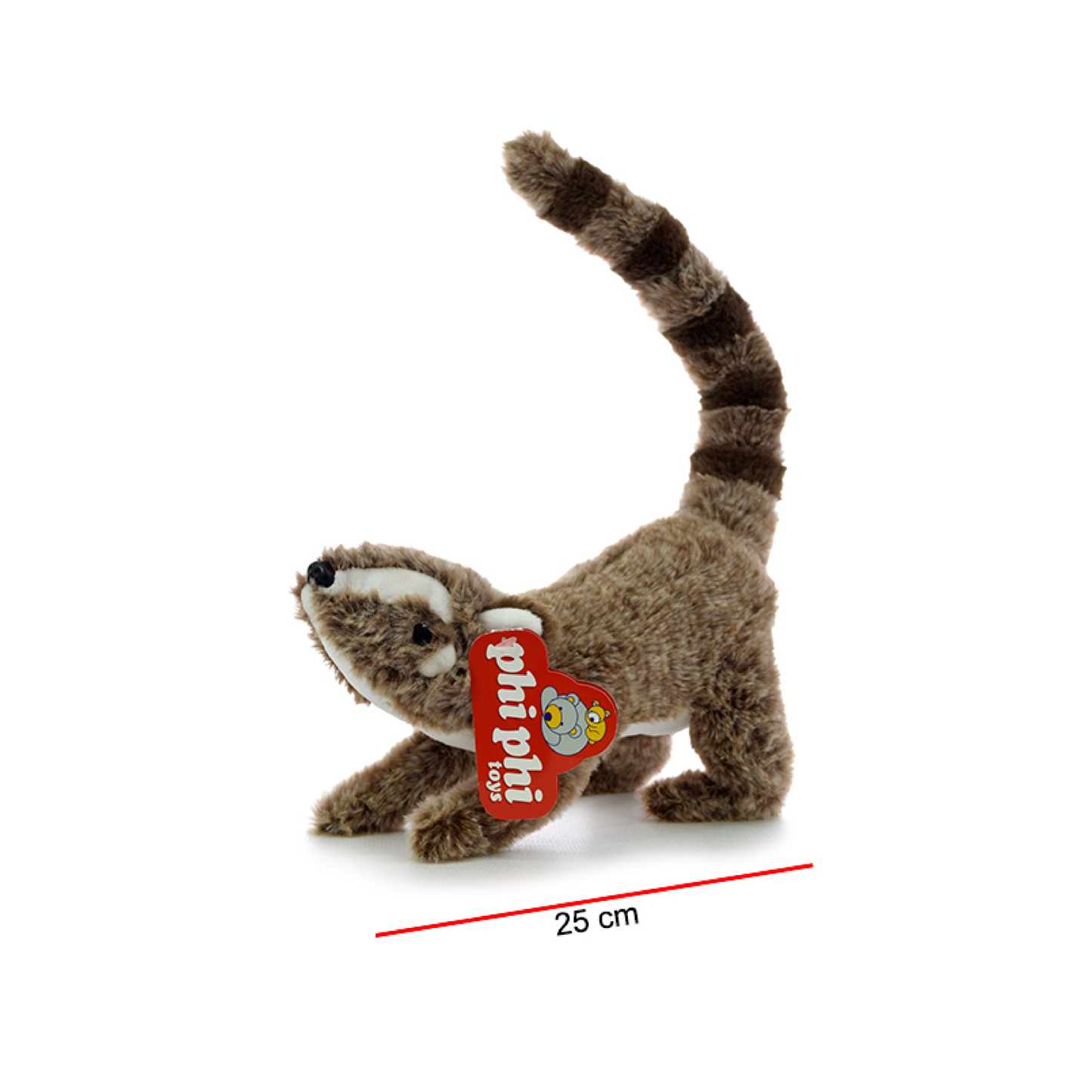 Peluche Coatí 23 Cm PhiPhiToys