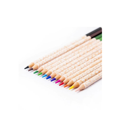 Lápices De Colores Coloring 12 Unidades Mooving