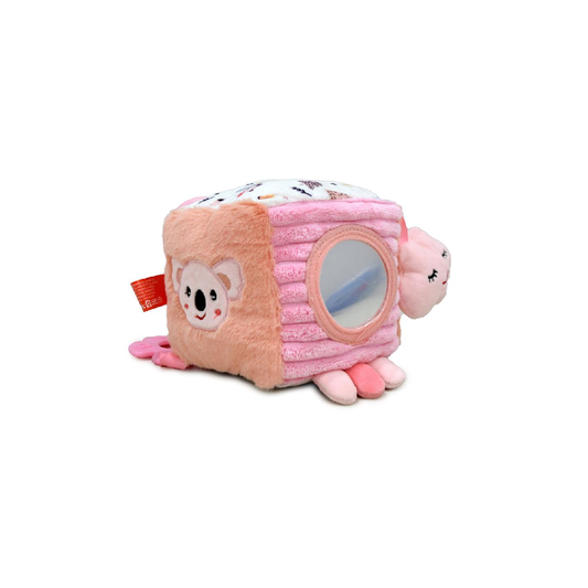 Peluche Cubo Con Sonajero 12 Cm