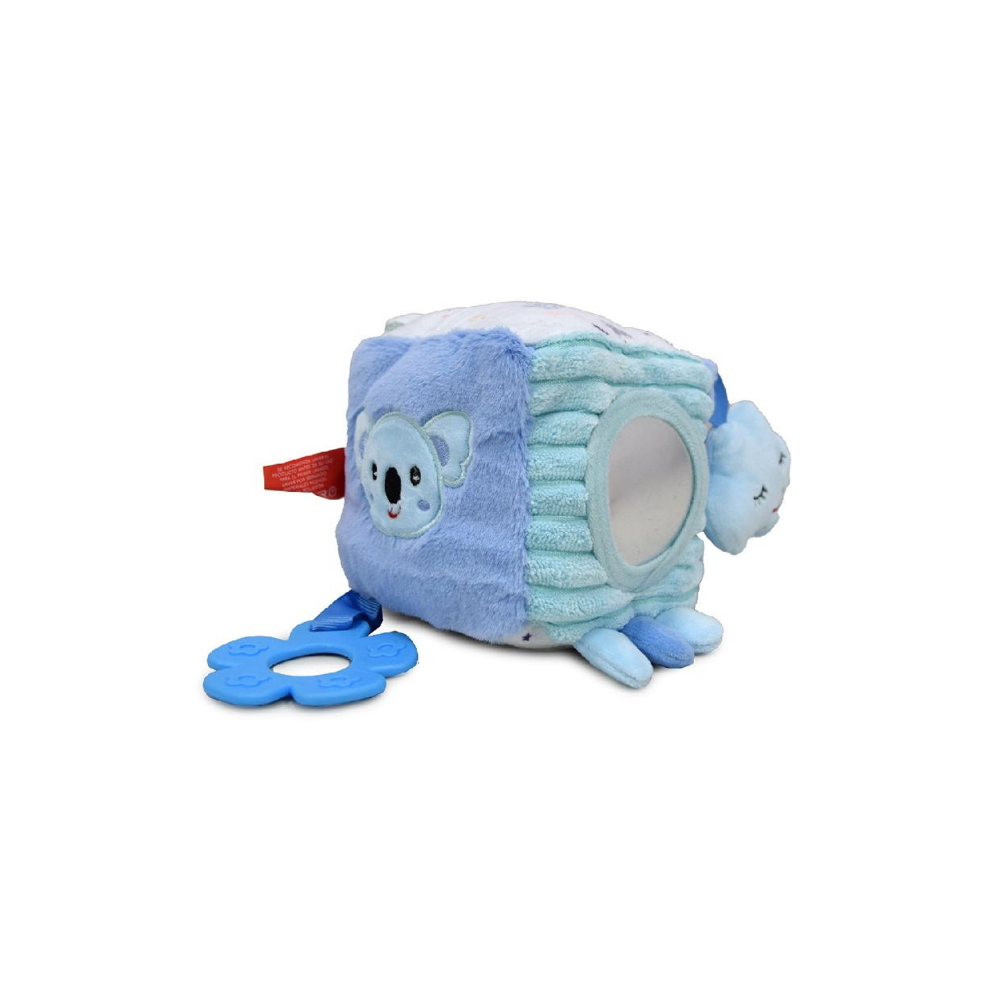 Peluche Cubo Con Sonajero 12 Cm