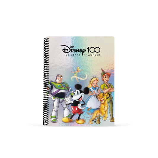 Cuaderno Universitario Rayado Disney 100 Mooving