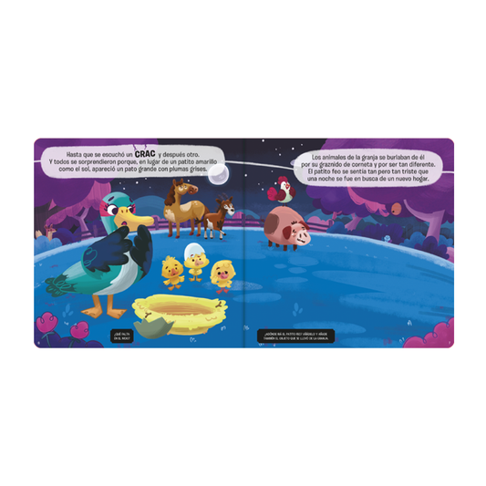 Libro Cuentos Magnéticos: El Patito Feo Catapulta