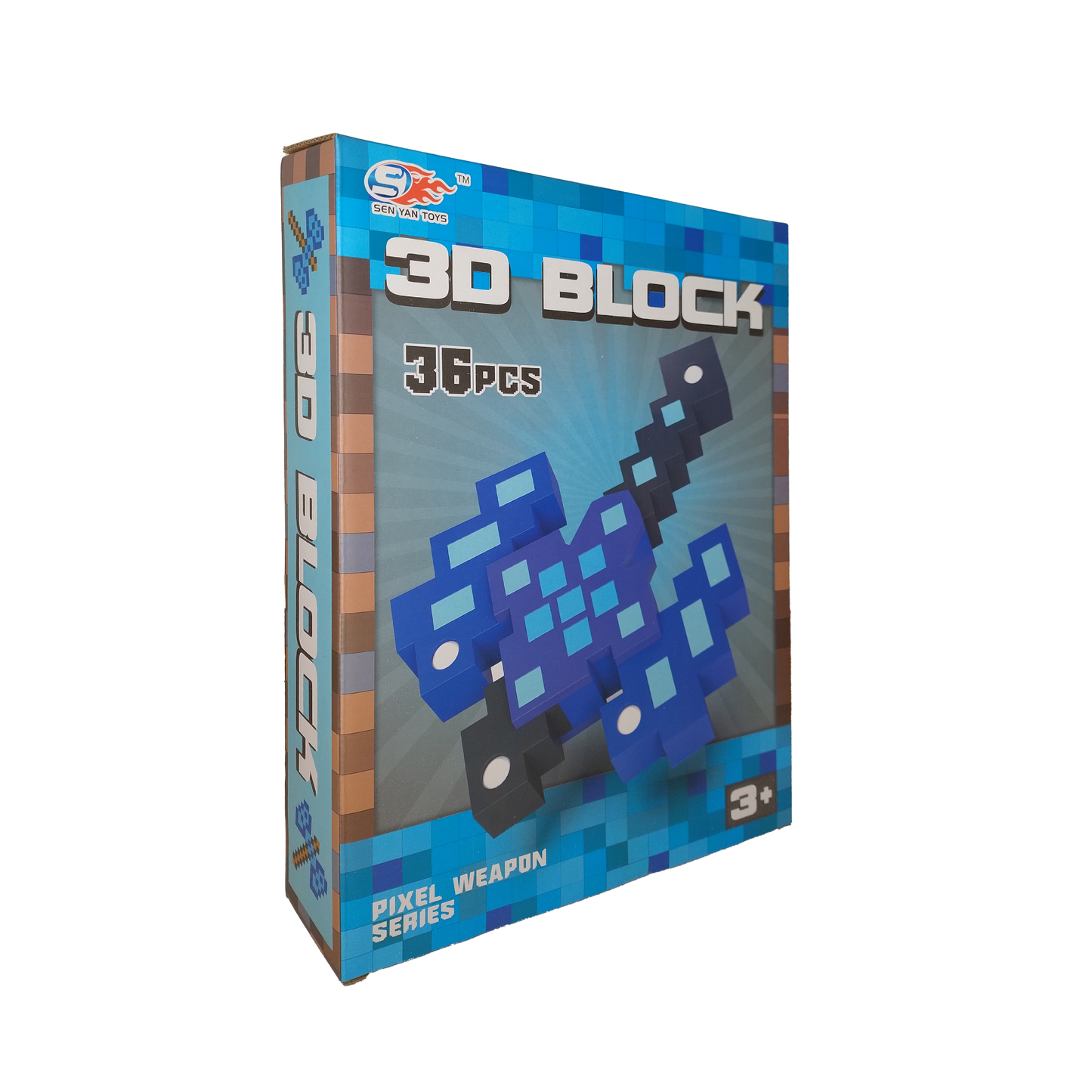 Hacha De Goma Eva 3D 36 Piezas