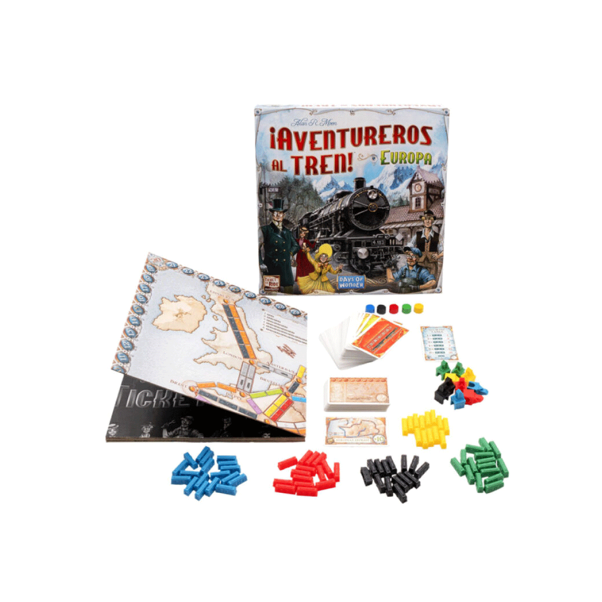 Juego De Mesa Aventureros al tren Europa Maldon