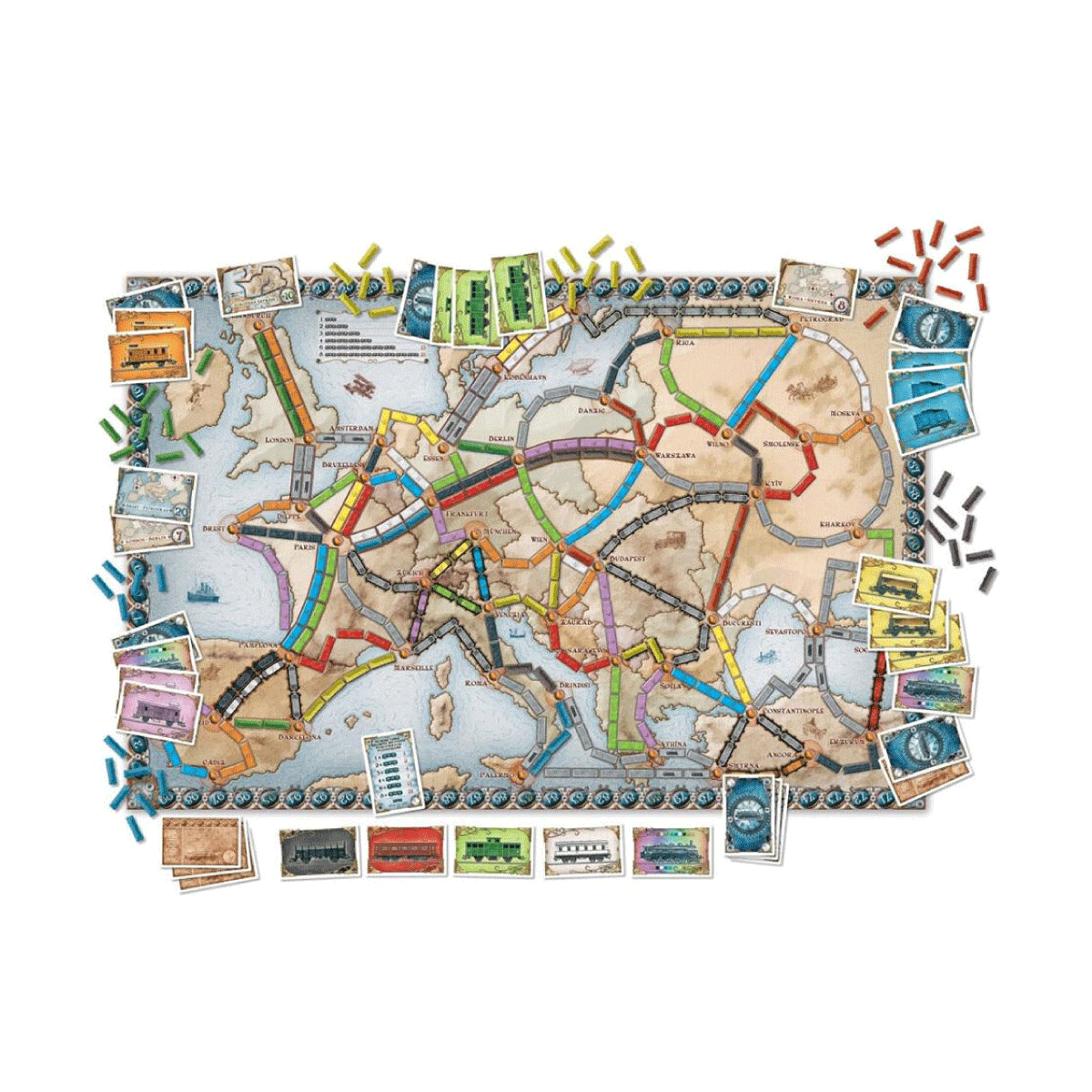 Juego De Mesa Aventureros al tren Europa Maldon