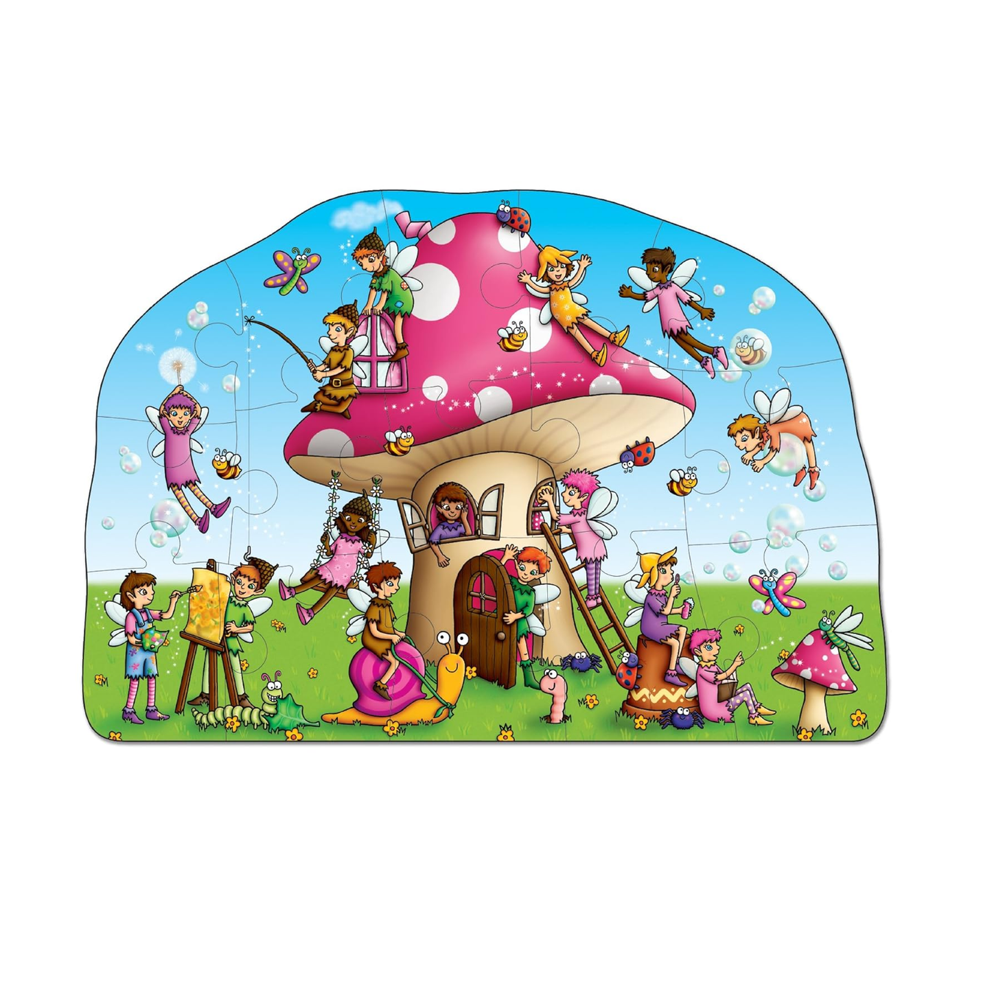 Puzzle 15 Piezas Hadas Fairy Cottage