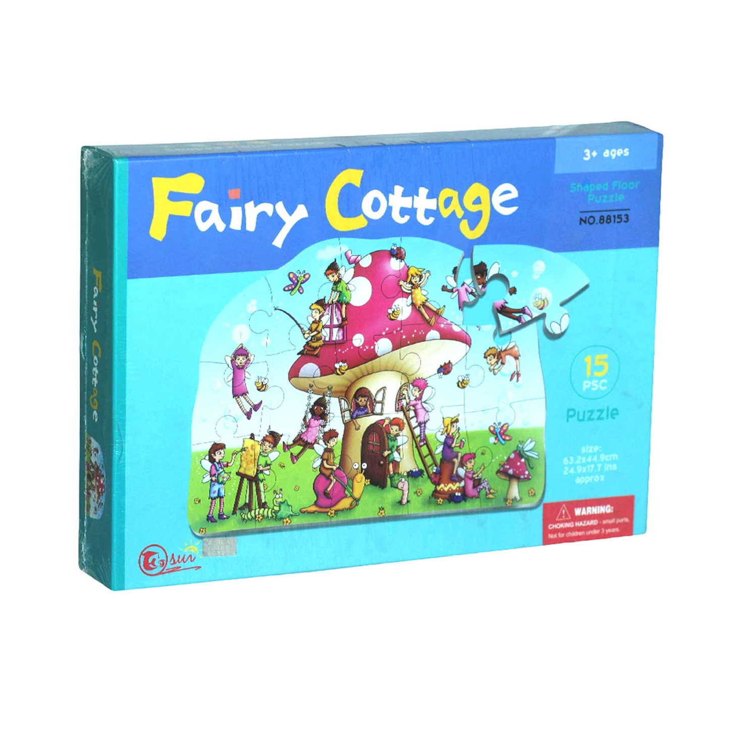 Puzzle 15 Piezas Hadas Fairy Cottage