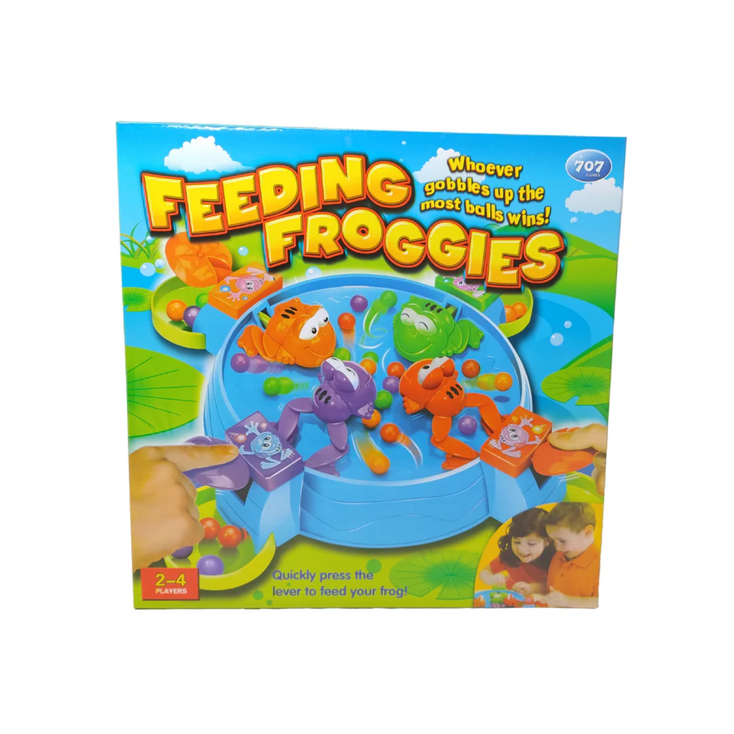 Juego De Mesa Atrapa Pelotas Ranas