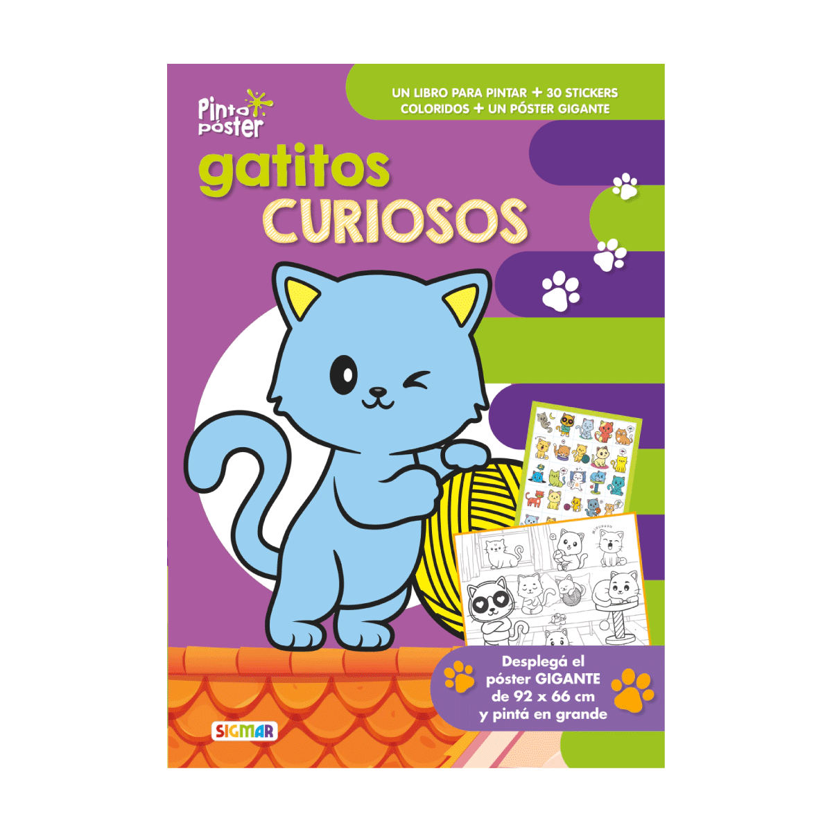 Libro Gatitos Curiosos - Colección Pinto Póster