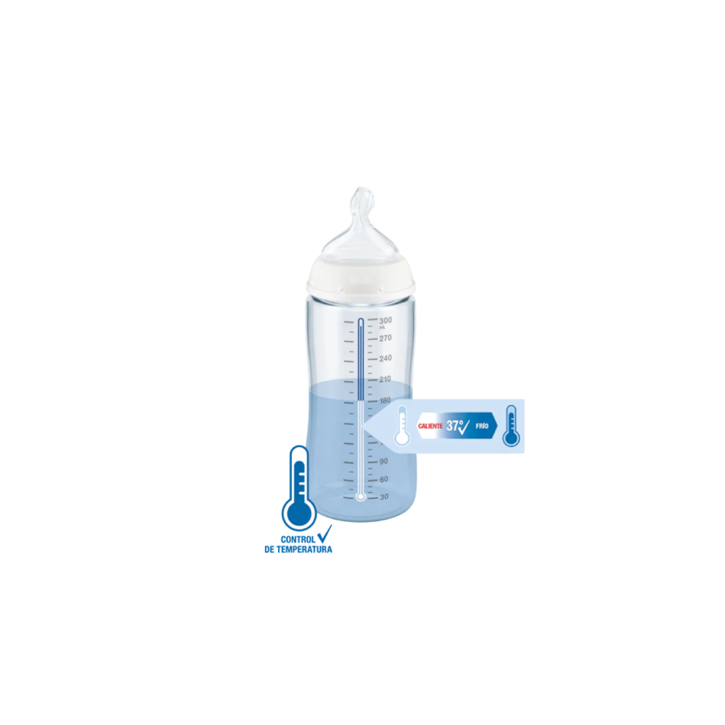 Mamadera First Choice Mickey Mouse Gris 150 Ml. Nuk