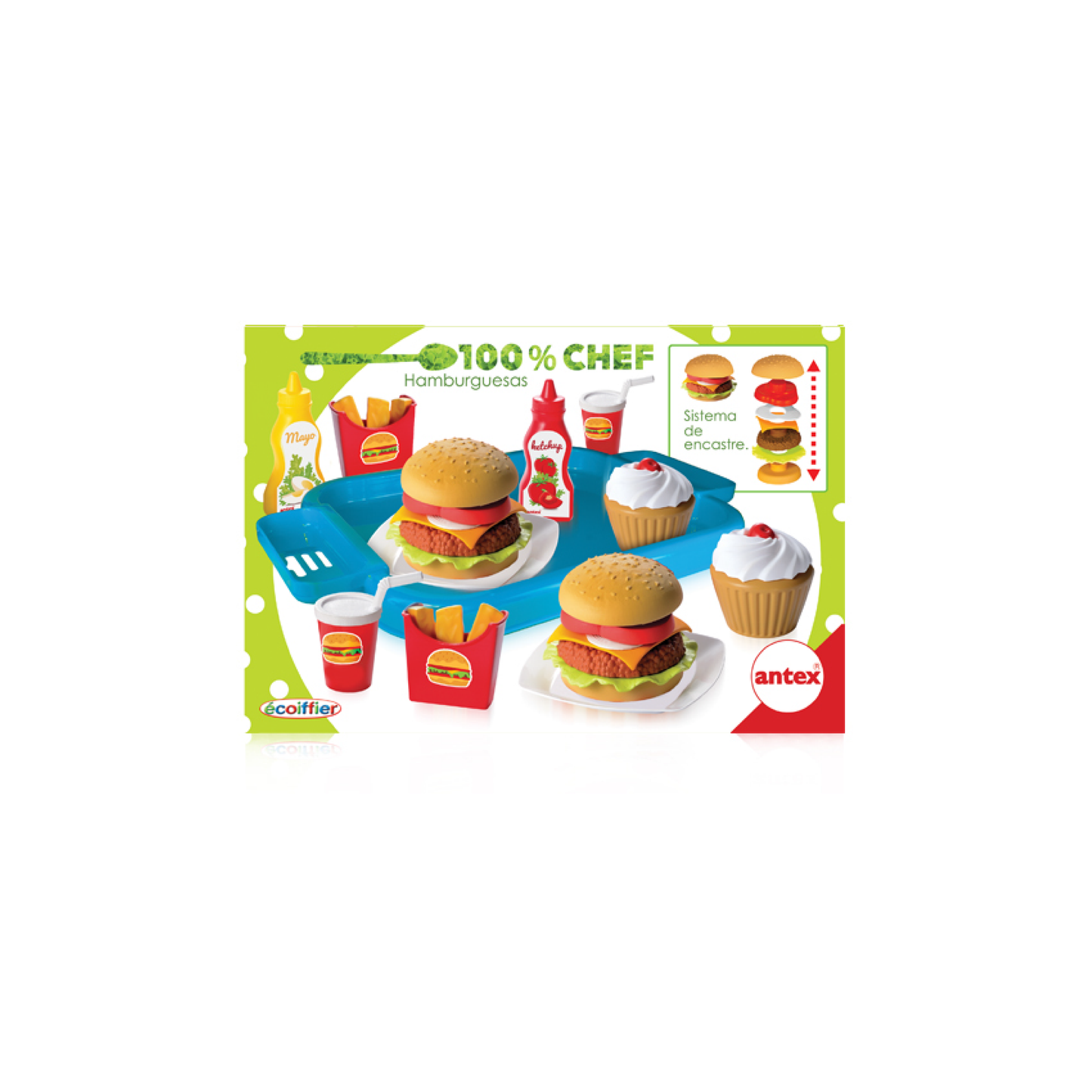 Bandeja De Hamburguesa Antex