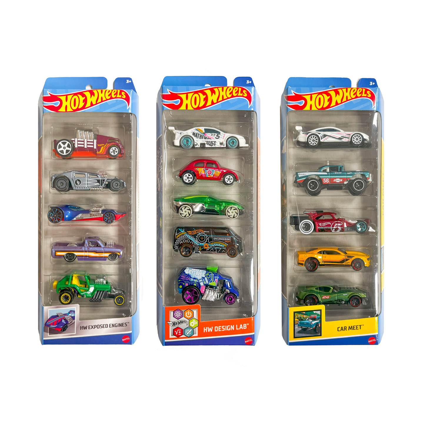 Hot Wheels Pack de 5 vehículos