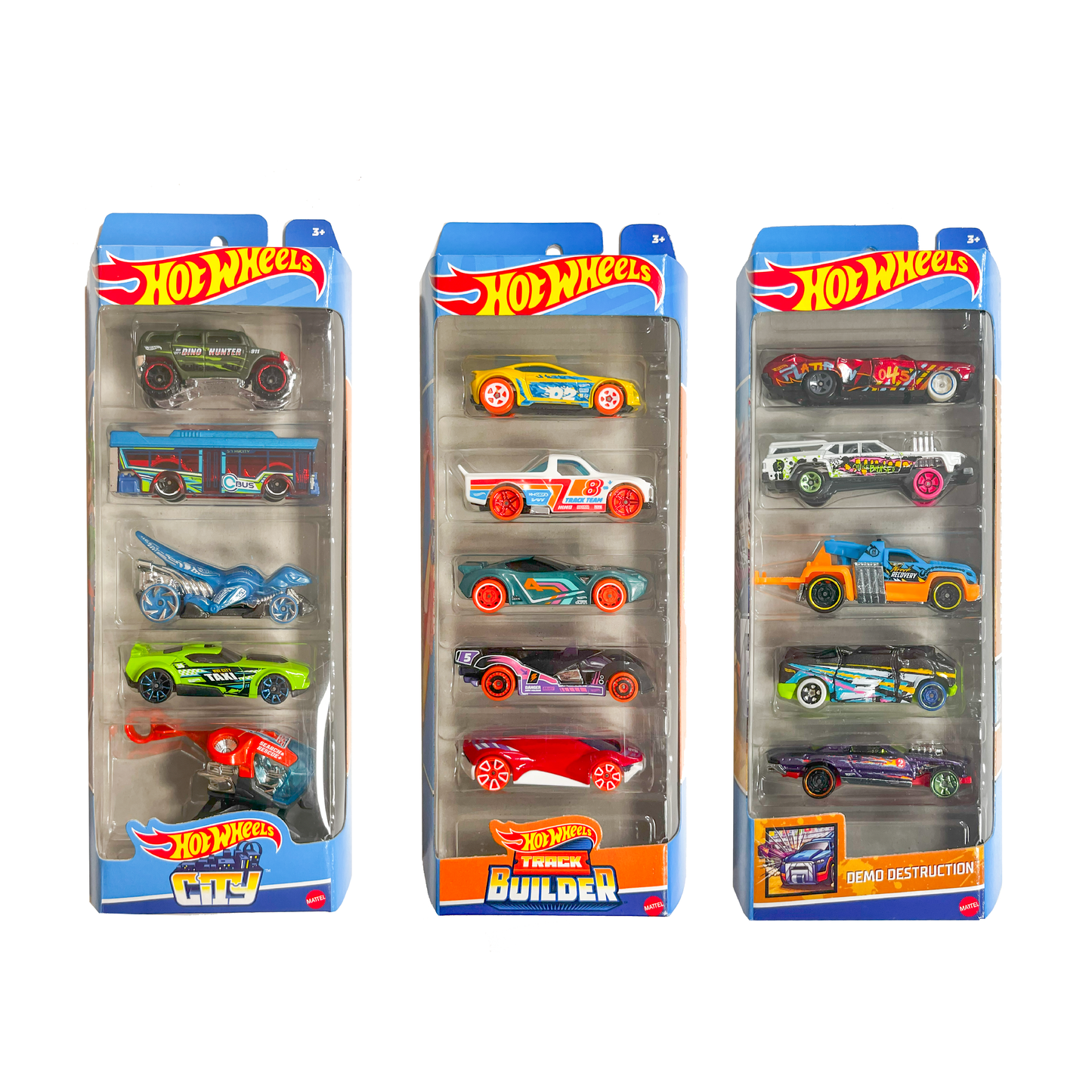 Hot Wheels Pack de 5 vehículos